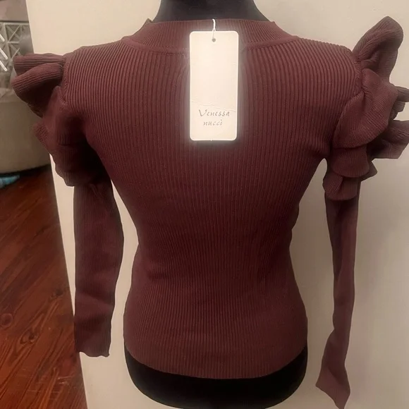 Brown 2 piece long sleeve set - Picture 5 of 5